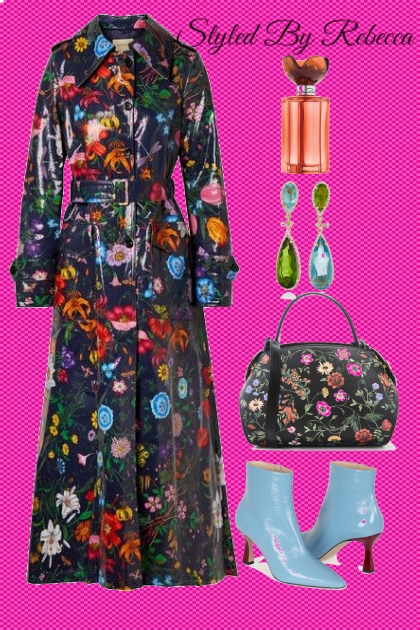 Floral Trench- Fashion set