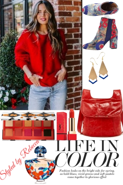 Life In Color -Red Days- Fashion set