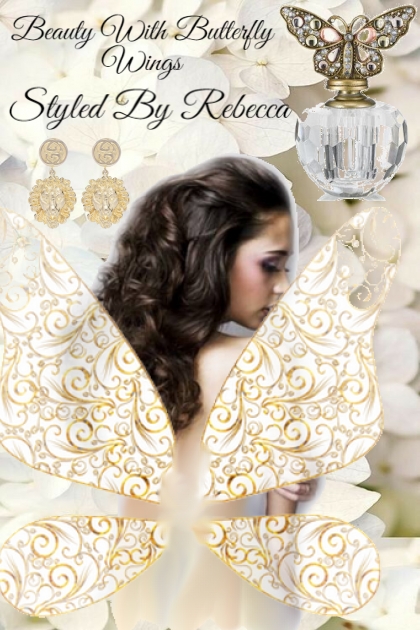 Beauty With Butterfly Wings- Fashion set