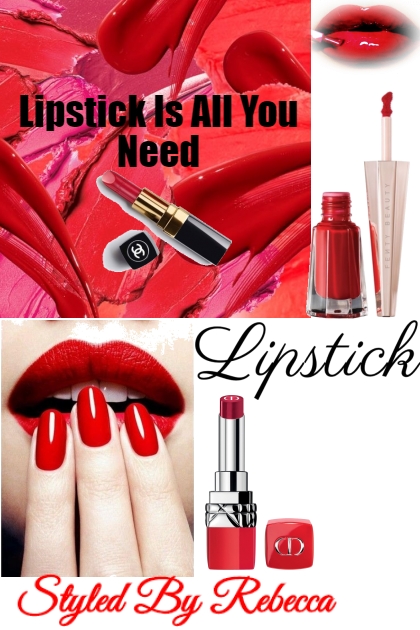 All You Need-Lip Stick Life- Combinazione di moda