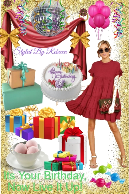 Its Your Birthday Now Live It Up!- Fashion set