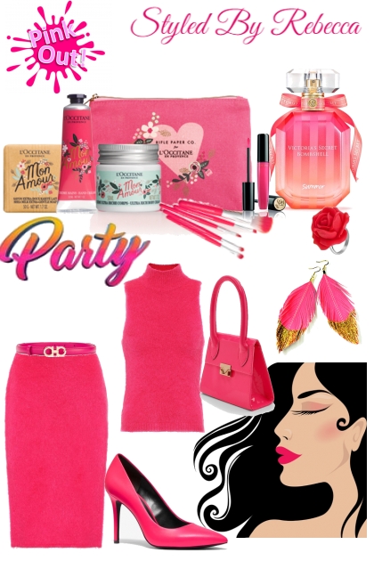 Party Pink-Friday Look- Combinazione di moda