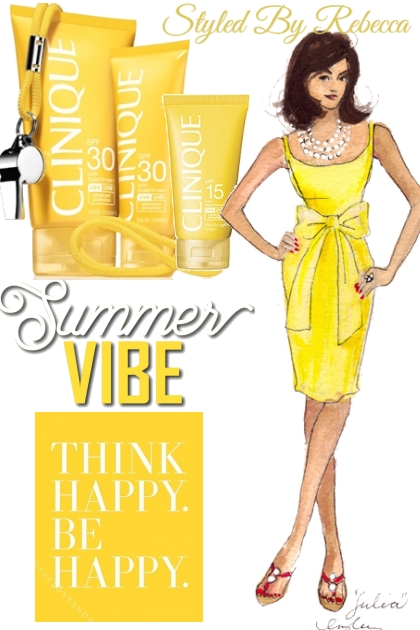 Summer Vibe- Be Happy- Модное сочетание