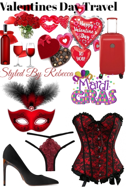 Mardi Valentine Date- Fashion set