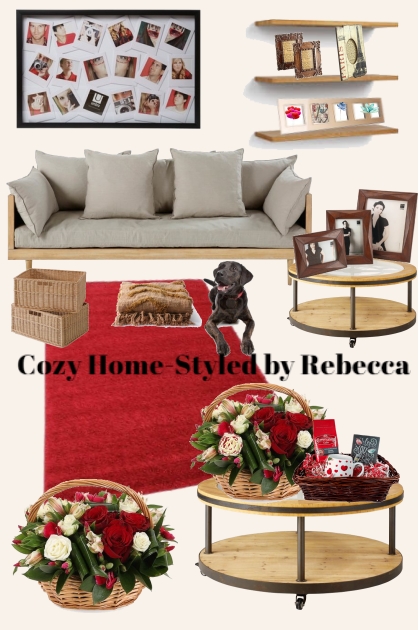 Cozy Home Style Living Room- Combinazione di moda