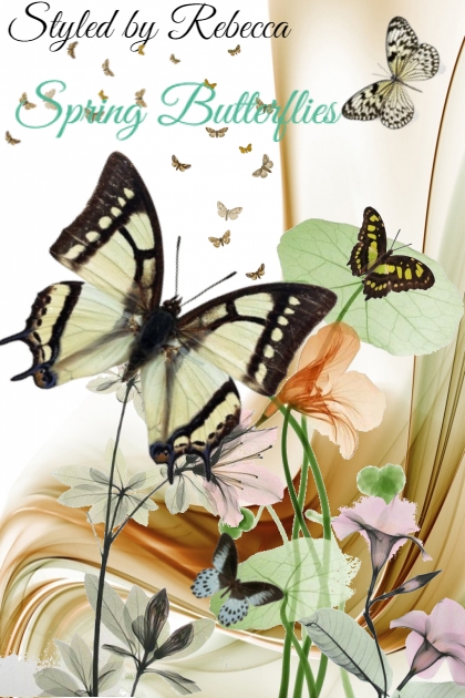 March 10/Butterflies Of Spring- Combinaciónde moda