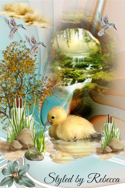 Spring Pond Art- Modekombination