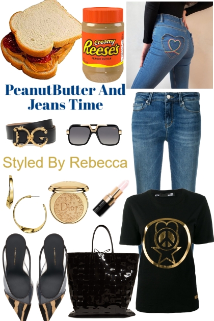Peanut Butter And Jeans Time- combinação de moda