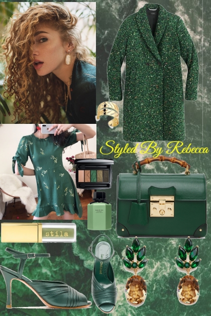 Deep Green- combinação de moda