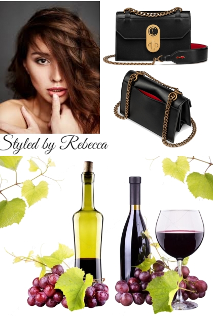 Wine and Bags- combinação de moda