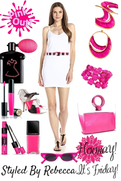 Pink Friday -Hooray!- combinação de moda