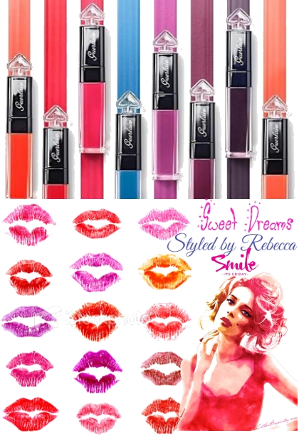 Lipstick Art-Many Colors- Fashion set
