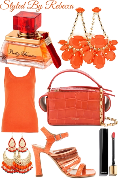 Blast Of Orange - Combinazione di moda