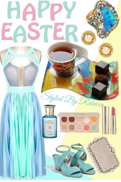 Easter Day And Snacks- Fashion set