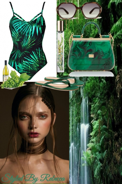 Jungle Jane In Jungle Green- Модное сочетание