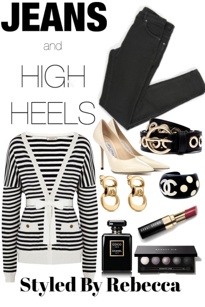 Jeans And High Heels-5/6- combinação de moda