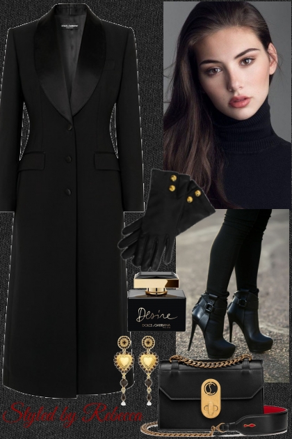 Street Chic,Black Style In The Cold- 搭配
