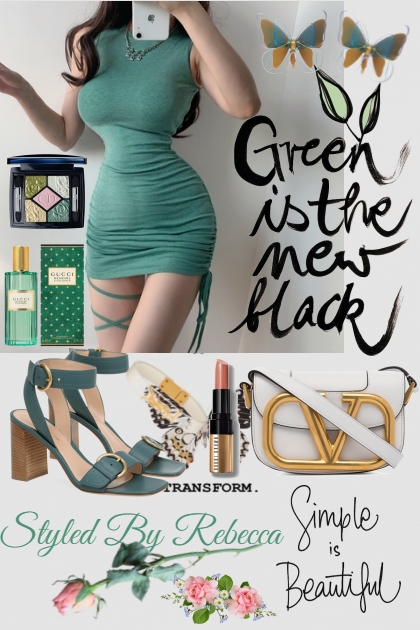 Green, Beautiful & Simple- Fashion set