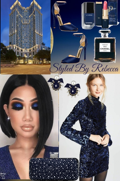 Blue Date In The City- Combinazione di moda