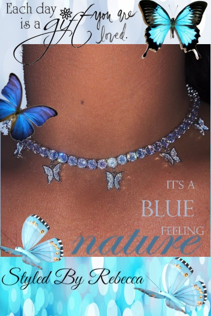 Blue Feelings Of Nature- Модное сочетание