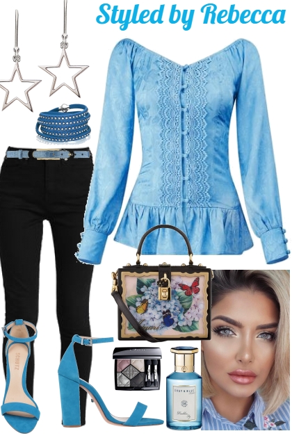 Blue Style Days- Combinazione di moda
