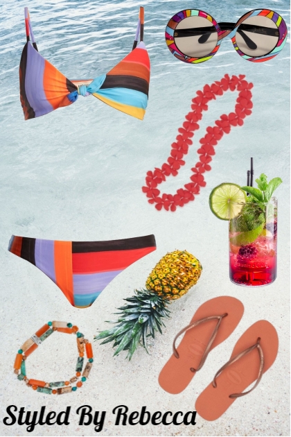 Beach Set ,Beach Match- Combinazione di moda
