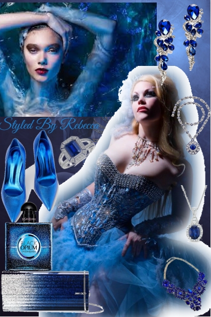 Surrounded By Blue Wishes- Fashion set