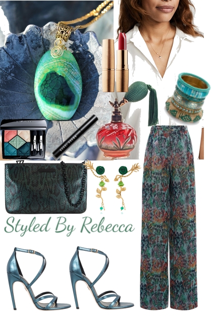 Summer casual Greens- Fashion set