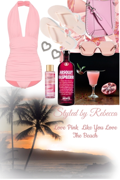 Pink And The Beach- Модное сочетание