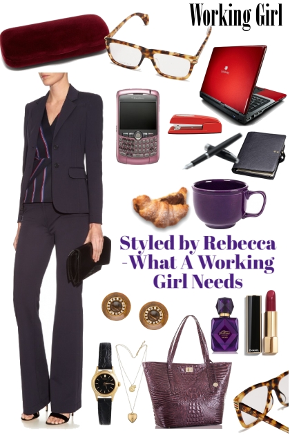 What A Working Girl Needs- Модное сочетание