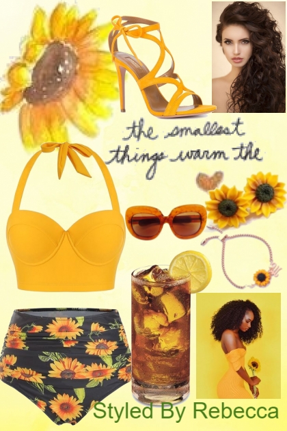 The Warm Days At The Pool- Fashion set