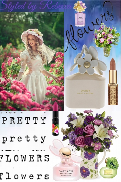 Flowers Are Pretty and Smell Pretty- Combinaciónde moda