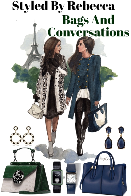 Bags and Conversations- Modna kombinacija