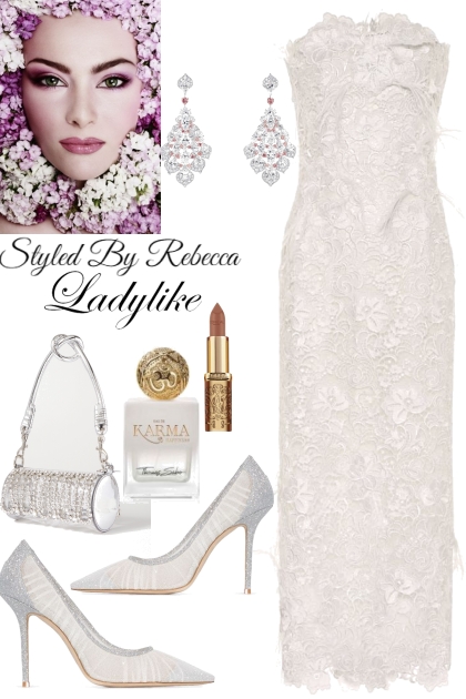 ladylike glam- combinação de moda