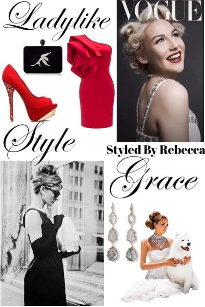 A Woman Has Ladylike Grace and Style
