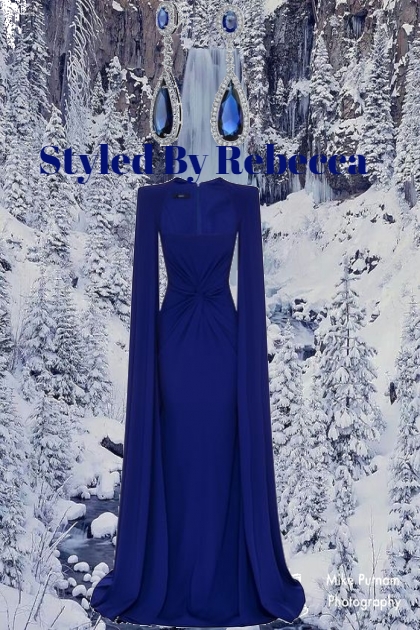The Real Winter Blues- Fashion set