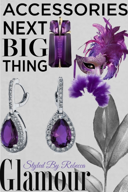 Purple Accessories- Combinazione di moda