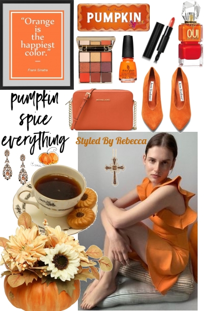 Happiest Orange Spice- Modna kombinacija