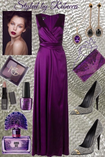 Purple Dahlia- Fashion set