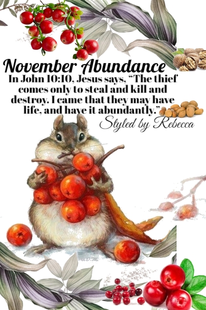 November Abundance- Combinazione di moda