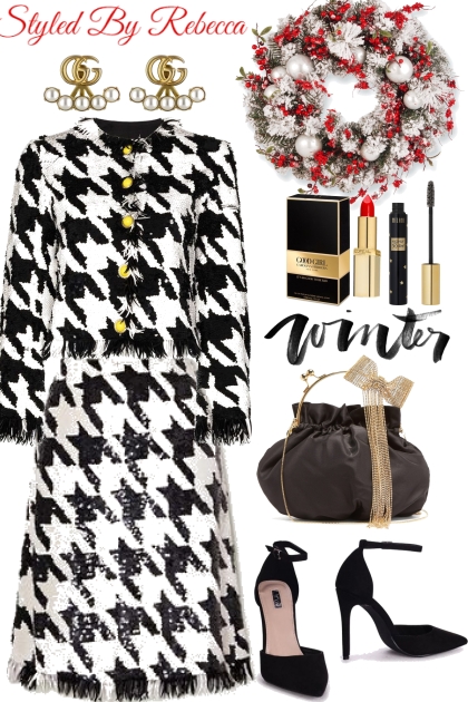 winter attire for family dinners- Fashion set