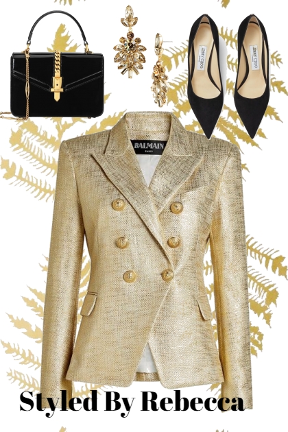 Golden Set Off- Fashion set