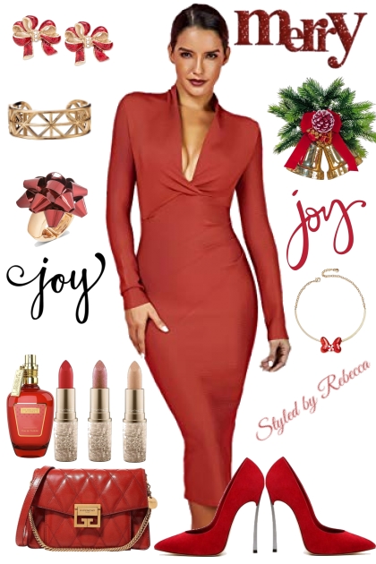 The Joy Of Merry Reds- Fashion set