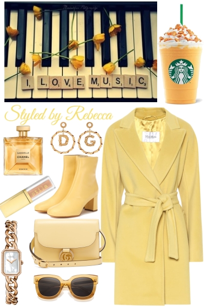 Just a yellow Thursday- Combinazione di moda