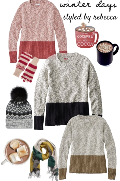 winter days comfy tops - Fashion set