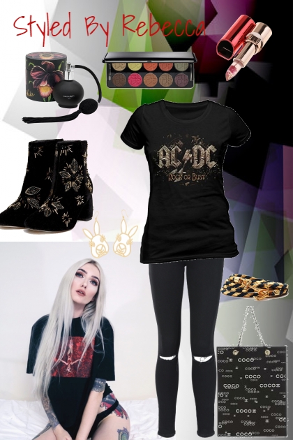 Rock Nights With Friends- Fashion set