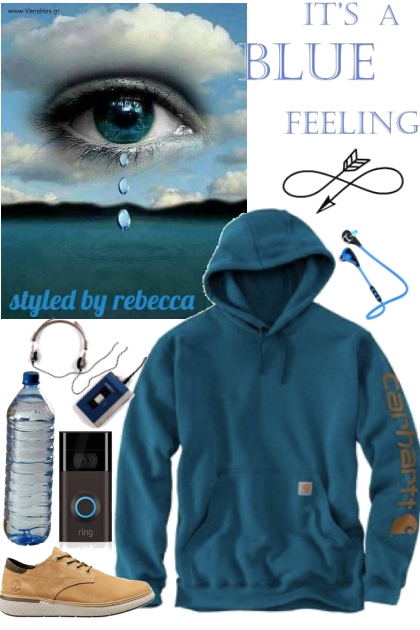 Blue feeling mood- Fashion set
