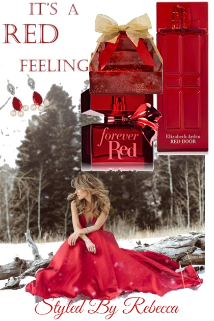 My red feeling- Модное сочетание
