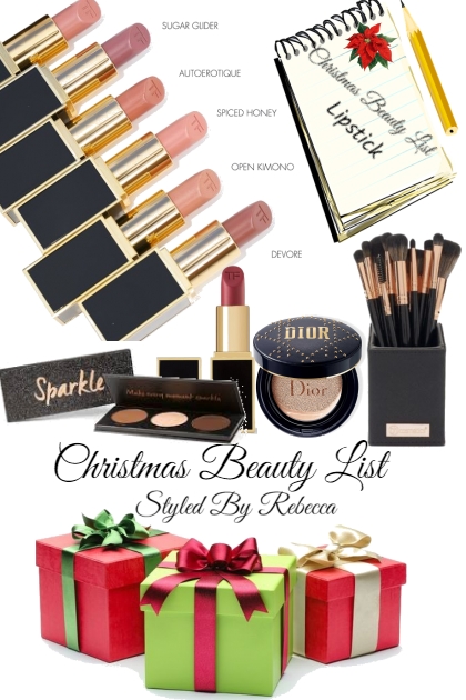 Christmas Beauty List- combinação de moda