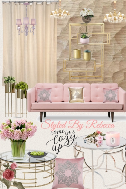 cozy up in pink- Combinaciónde moda